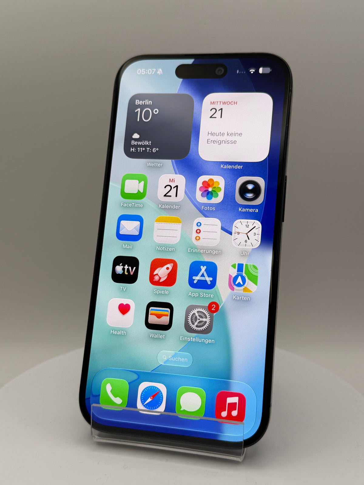 Apple iPhone 15 Pro 256 GB Titan Blau